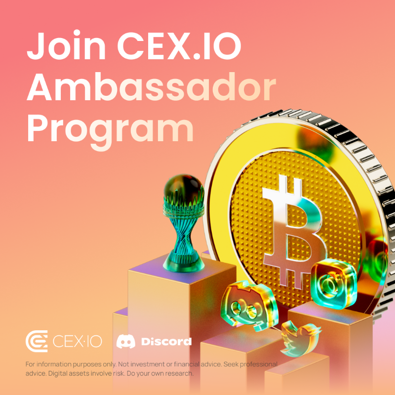 cex_io's tweet photo. 🛡️ Want to be a CEX•IO knight in shining armor? Join our Ambassador Program!

You’ll be able to earn crypto rewards, receive access to special chat rooms, and unlock other exclusive benefits 🔑.

📢 For comprehensive details, head over to — https://t.co/LWBsJr8HhJ