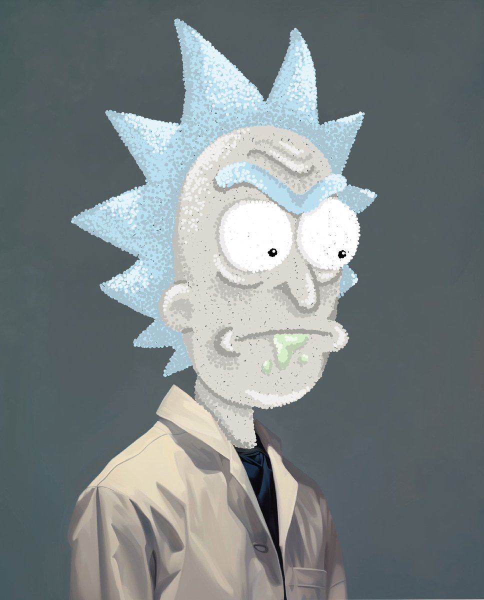 GM! 

“To live is to risk it all; otherwise, you're just an inert chunk of randomly assembled molecules drifting wherever the universe blows you.”
-Rick Sanchez 

P(oin)rtrait. ⚫️⚪️🔵