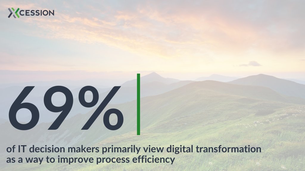 xcessionltd's tweet photo. 👔 Most businesses don’t see digital transformation as a way to make fundamental changes to their business models. Instead, they view it as a tool to improve on what’s already there. 

Source: Baker McKenzie

#Xcession https://t.co/WHEzzvQOVQ