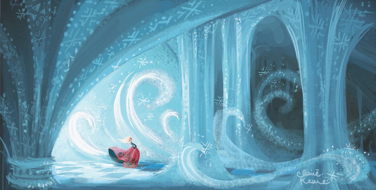 mmdisney200's tweet photo. Can you believe it’s about to be 10 years since #Frozen was released? 🤯 During the creation of the film, the story went through many changes and it’s so fascinating to see. Here we have some early concept art that I love, made by the incredible Claire Keane ❄️ https://t.co/aPWDELOqpI