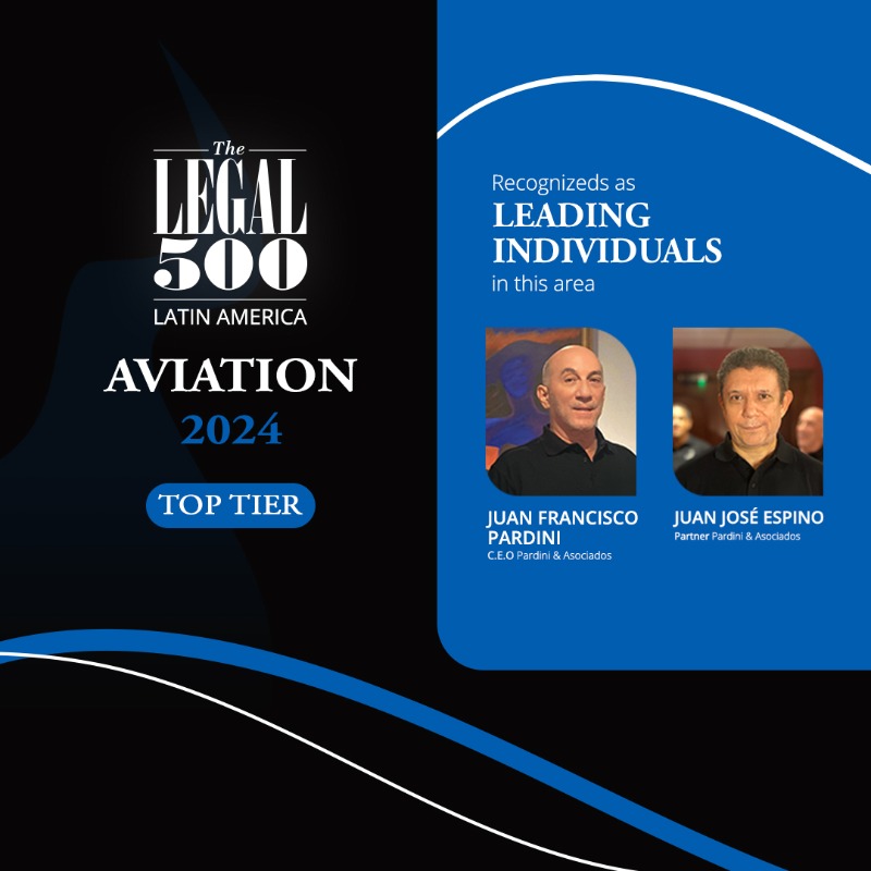 Pardinilaw's tweet photo. We have the honor to announce that we have been recognized by @thelegal500  in their Latin America 2024 rankings, in which we have been recognized in different areas such as Aviation, Banking &amp; Finance, Offshore and Dispute Resolution. Thank you very much for recognizing us.