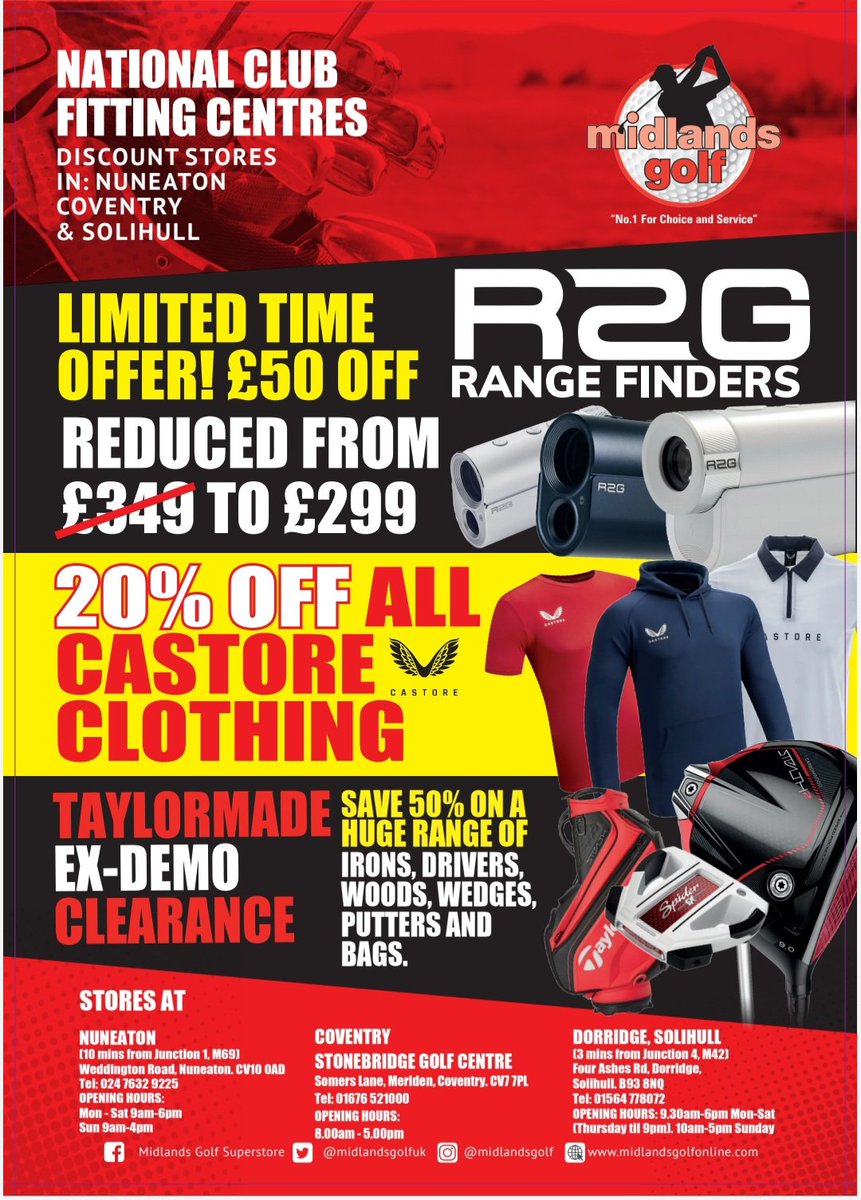 New issue - every advertiser within gets their ads shared on our socials in the next couple of weeks - starting with our near namesakes <a href="/midlandsgolfuk/">Midlands Golf</a> local stores in Nuneaton &amp; <a href="/FourAshesGolf/">🏌Four Ashes Golf ⛳</a> <a href="/Stonebridge27/">Stonebridge Golf Club</a>