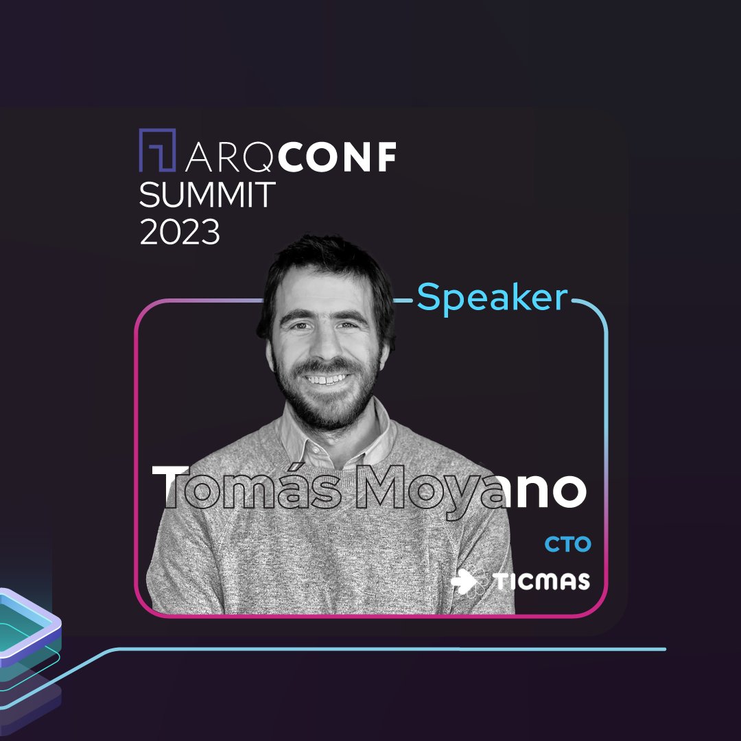 💥Hoy te contamos quiénes son los referentes que nos acompañarán el 29/11 en #ARQCONF2023. Guido de Luca, CTO en <a href="/CryptoMateLatam/">CryptoMate</a>, en una charla clave sobre #crypto y #APIs; Tomás Moyano, CTO en <a href="/TICMAS_EDU/">Ticmas Educación</a>, presentará cómo la #IA está transformando la educación. ¡Y muchos más!