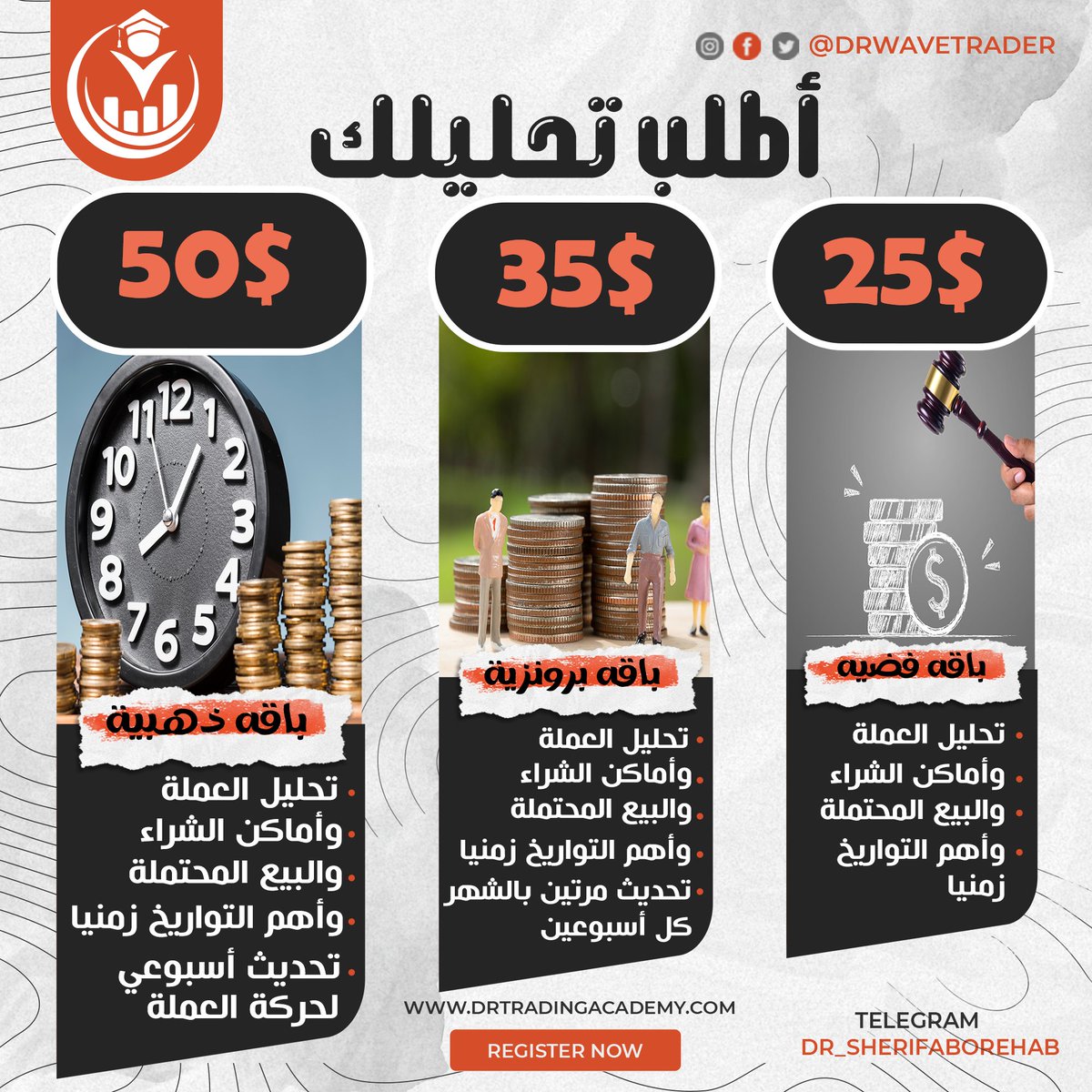 DrWavetrader's tweet photo. كل اللي عايز يقتنص هذا التصحيح للتمركز لشراء أي عملة هو حابها
ركز معايا
هنبدأ بأمر الله #خدمة_جديدة في الأكاديمية وهي خدمة #أطلب_تحليلك
📌الخدمة لتحليل أي عملة من أختيارك
📌التحليل يكون استثماري أو مضاربي
📌التحليل يشمل تقرير عن أماكن البيع والشراء القويةوالحركة المتوقعة ان وجد https://t.co/wsFHBInRTD