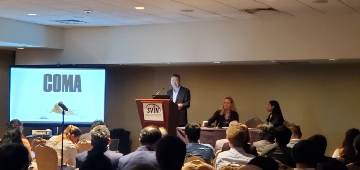stephanamayer's tweet image. Here are a few pics from #SVIN23 last week in Miami. What an awessome meeting.  Intimate, great energy, cutting edge science.  Amazing job by the showrunner ⁦@almuftifawaz⁩!  Non-interventionalists welcome. Next year:  #SVIN24 San Diego

⁦@dyavagal⁩ ⁦@alexCzap⁩