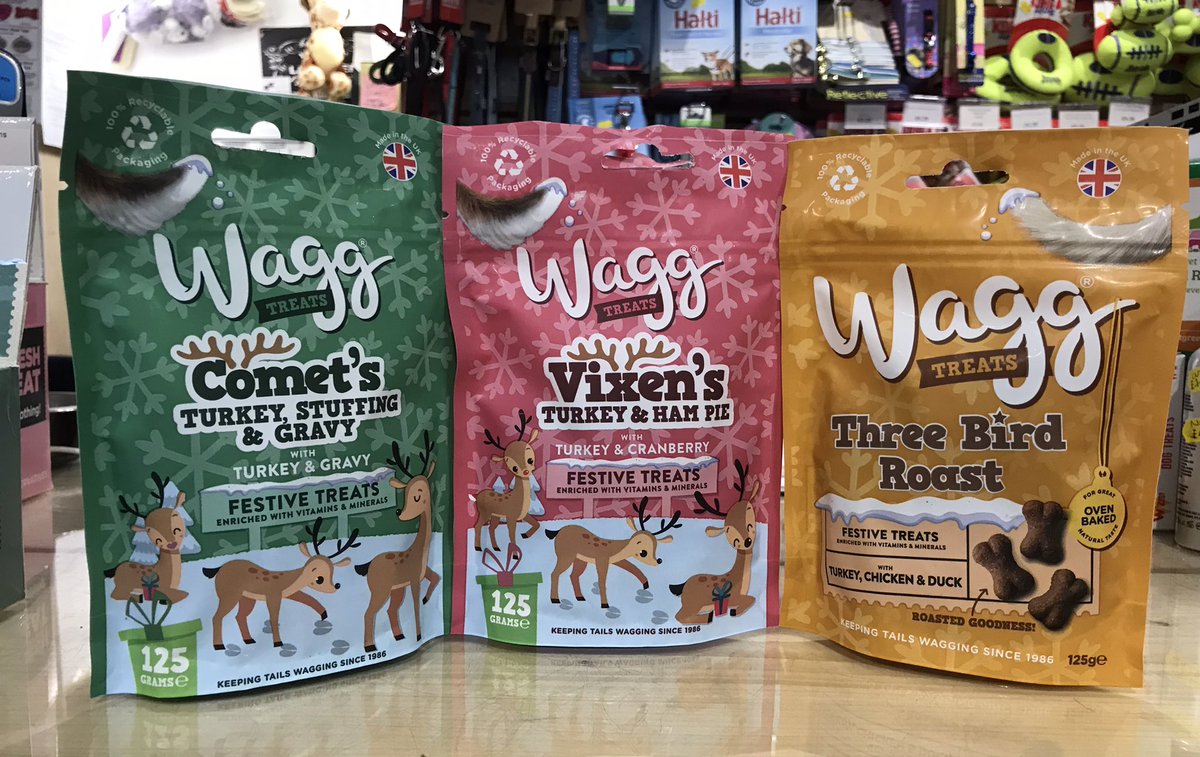 Wagg Festive treats🎄🐶
Enriched with vitamins and minerals!
#wagg
#christmasiscoming🎄 
#shoplocal