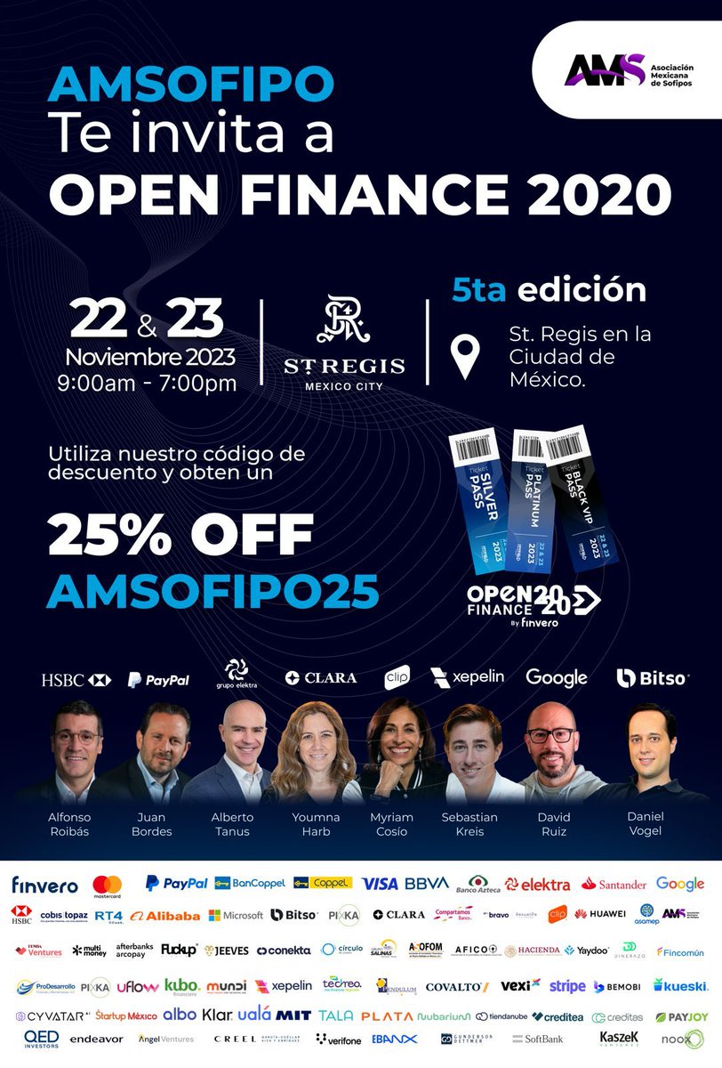 amsofipo's tweet image. Estaremos presentes en #OpenFinance2020