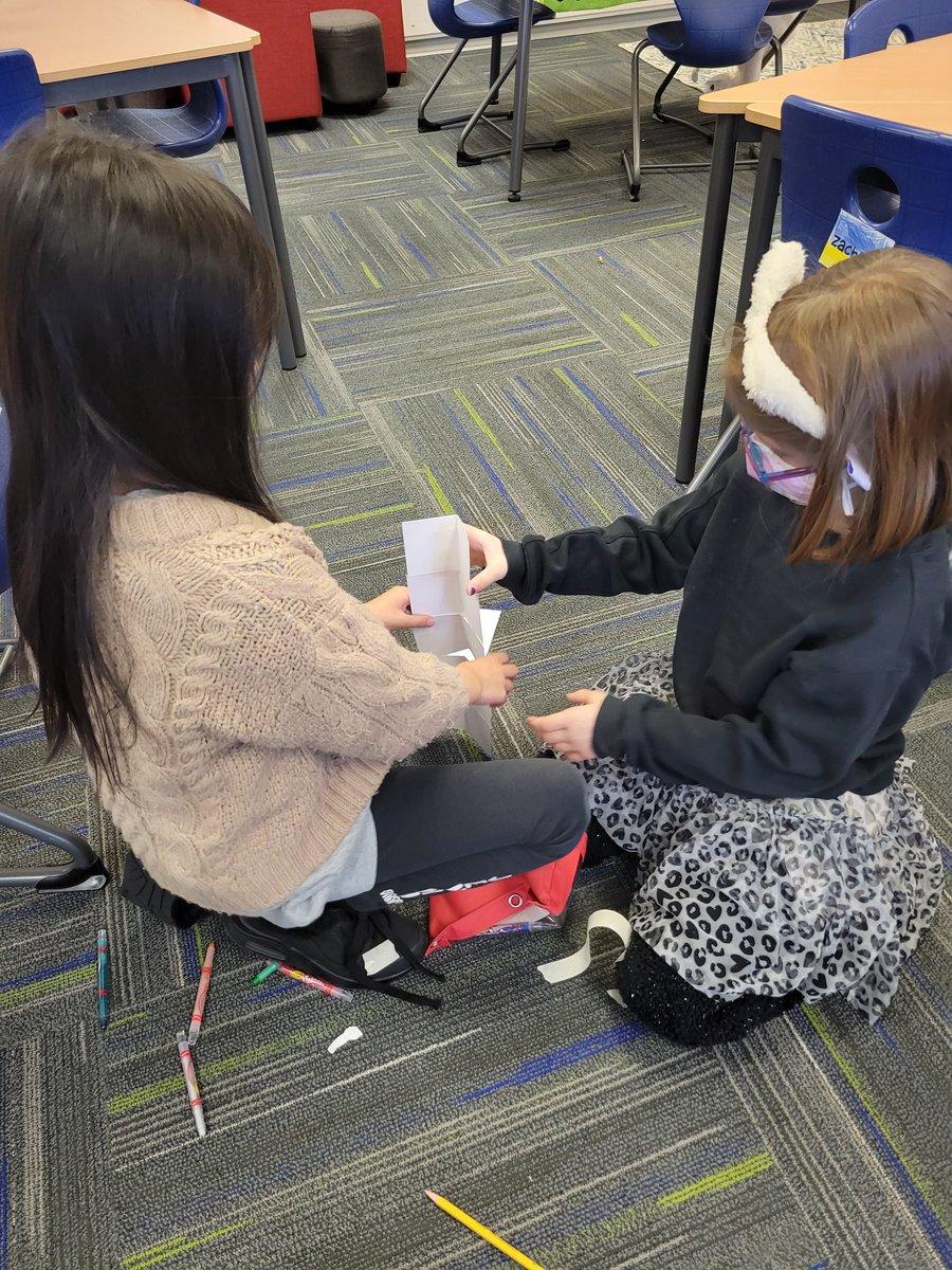 Working together, problem solving, and having fun while trying to build the tallest tower we can! #NoviPride #NWLeads
