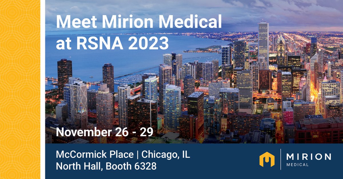 sunnuclear's tweet photo. Starting Sunday, meet Mirion Medical at #RSNA2023. Learn how we power the fields of Occupational Dosimetry, Diagnostic Imaging QA, Nuclear Medicine and Medical Imaging and more. https://t.co/uv0KlGMChV
#MirionMedical #SunNuclear #Biodex #Capintec #MirionDosimetryServices https://t.co/ivt0QHzEPG