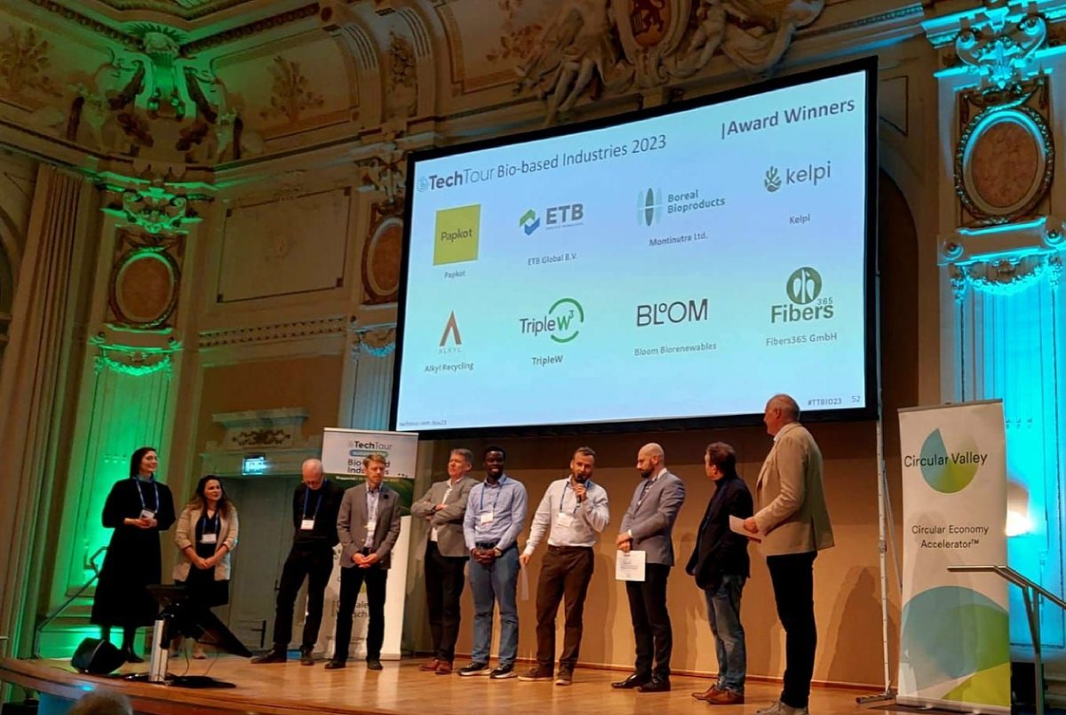 Alkyl Recycling &amp; ETB Global, showcased their innovations secured top honors at the Bio-based Industries 2023 Programme in Germany. This event brought together 36 bio-based SMEs and corporate specialists with active investors, financiers, government agencies, and advisors.