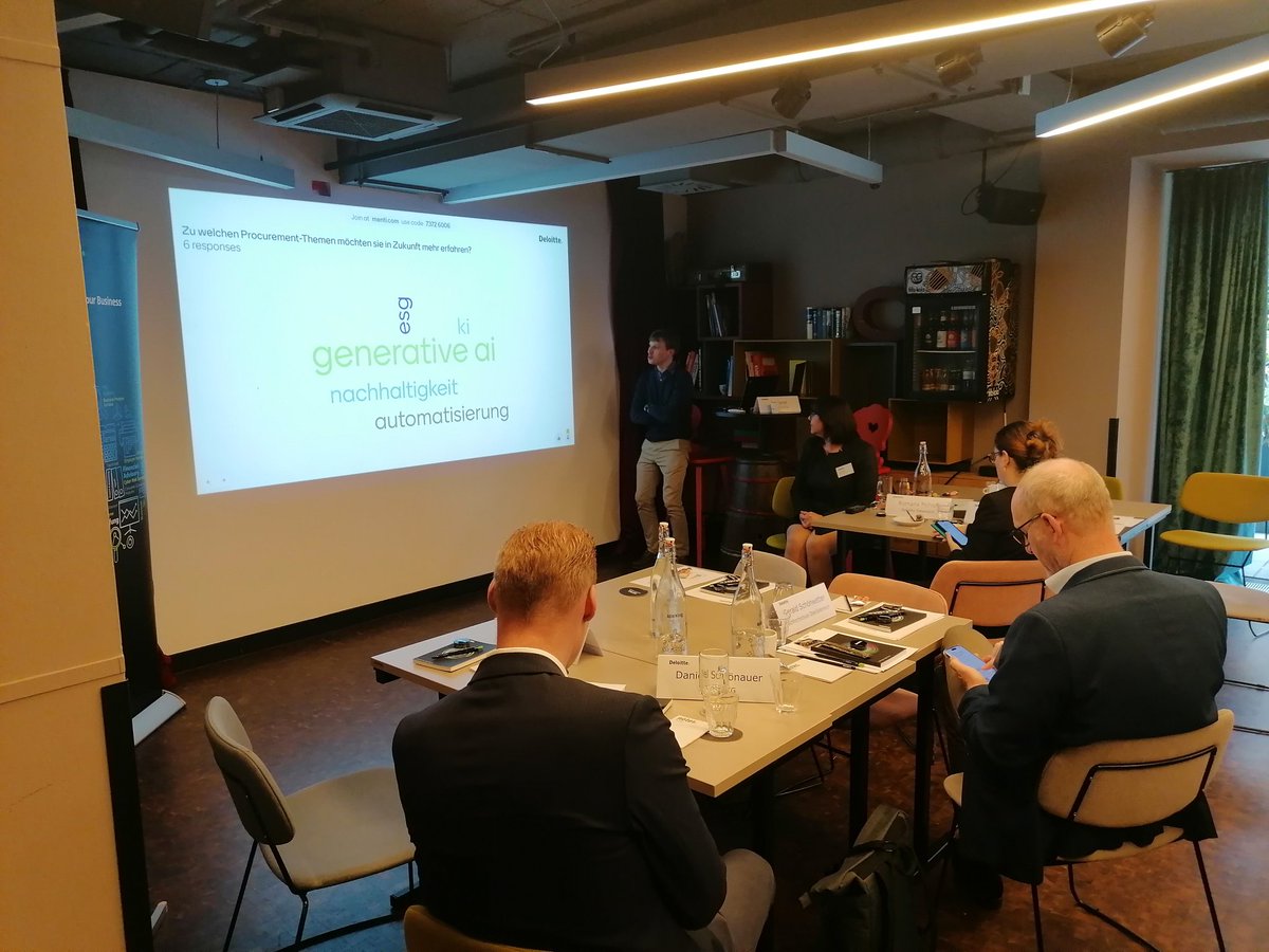 🌟 Excited to have joined the "Round Table - Procurement im Wandel" @deloitteAT in Vienna today representing Cequence.io!Engaging discussions about the evolving and complex landscape of #GenerativeAI. War wirklich spannend🚀