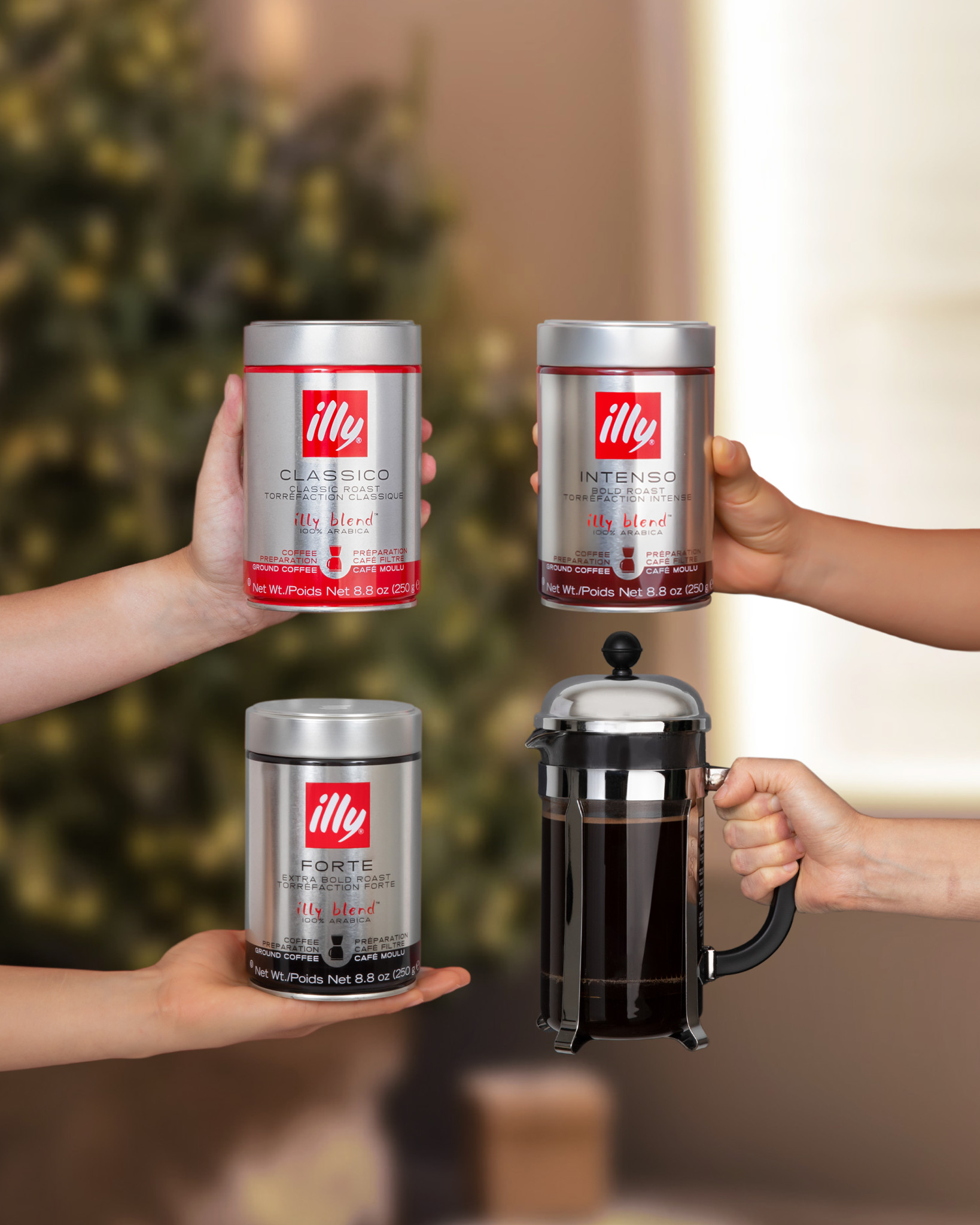 Illy - Illy Caffe Medium Intenso Ground Coffee 8.8 Ounces