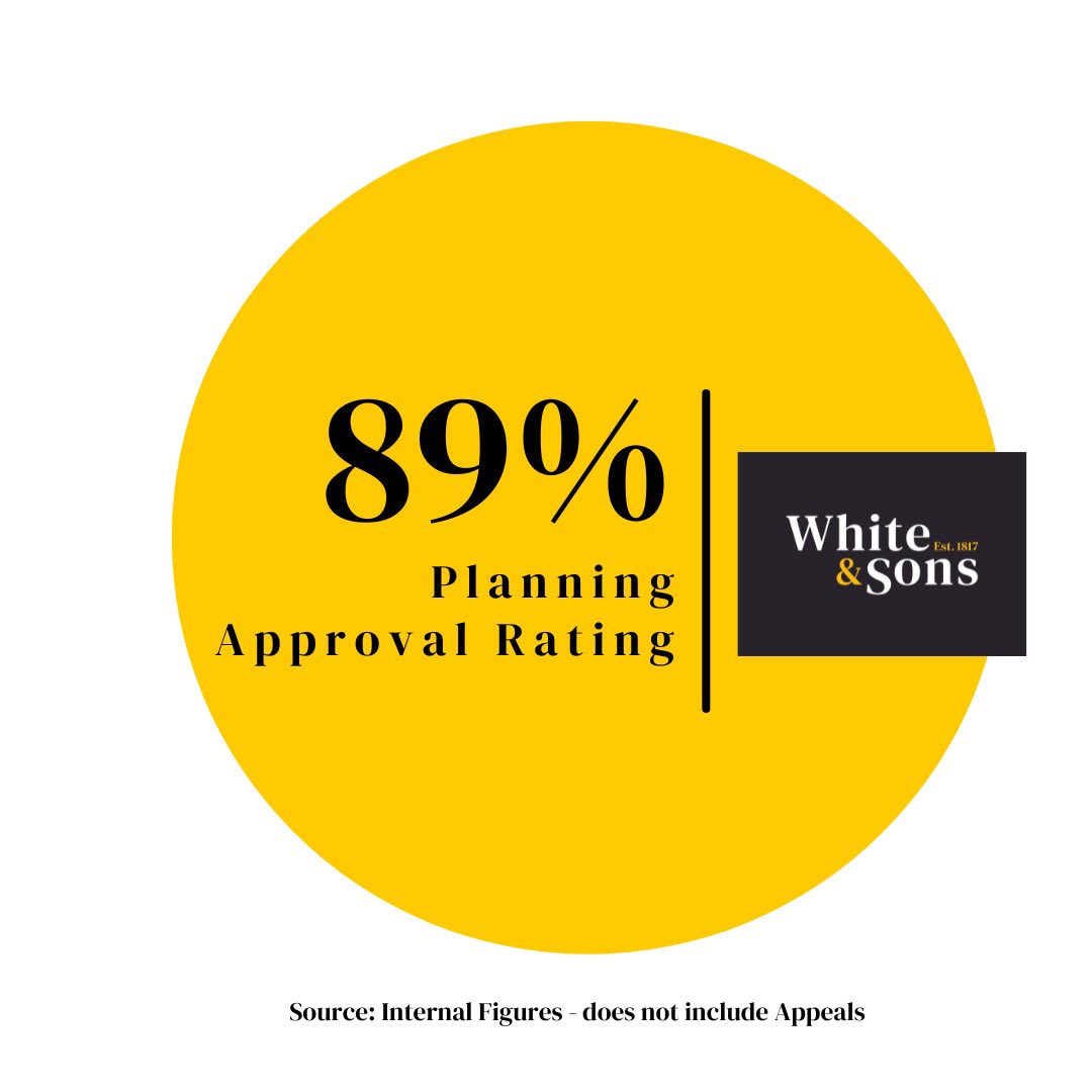 Our expert team of Chartered Town Planners have years of experience dealing with the local Councils and navigating the various planning nuances – this is why our Approval Rating is so high! Need #planning advice?  whiteandsons.co.uk/pages/planning…