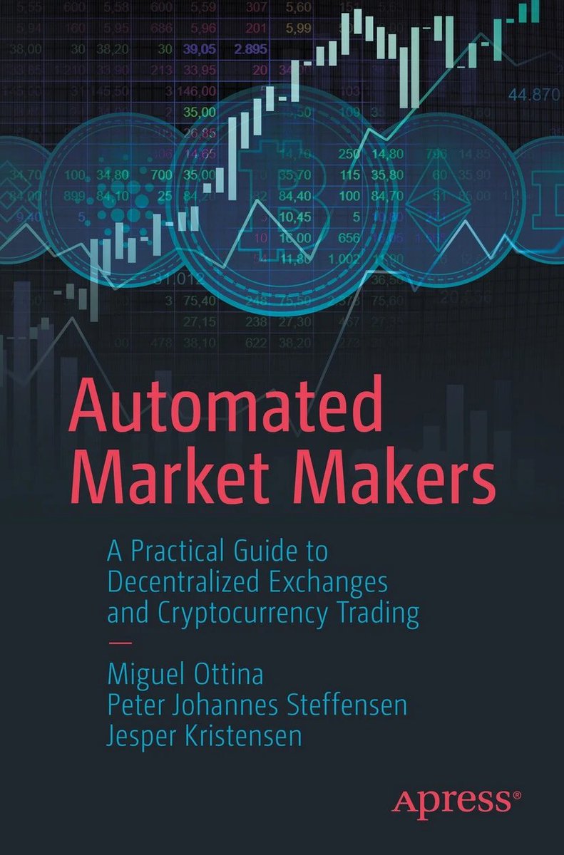 Absolutely brilliant book, it covers:

• Balancer
• Uniswap V2/V3
• Curve Finance

Definitely impacted my DeFi knowledge more than any other resource.
