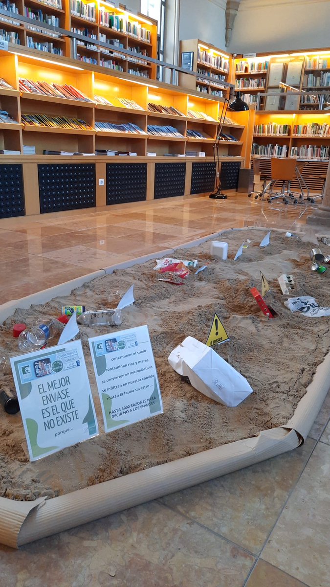 CDAMAZ's tweet photo. Semana Europea de la Prevención de Residuos en la sala de lectura CDAMAZ,  #EWWR con
🎲'Hasta 4000 razones' , un juego autónomo sobre la duración de residuos

🛒'La cesta de la compra: una muestra de establecimientos de Zaragoza, 0% envases, 0% residuos' 
https://t.co/qVh53fJGcK https://t.co/OFUa1U4Dx1