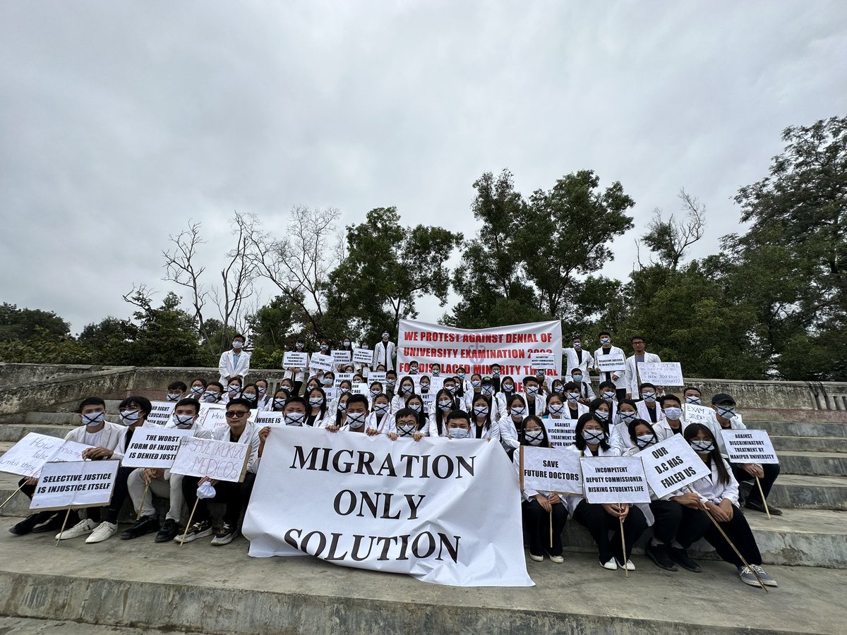 Momo86731165750's tweet photo. Should we study or fight for Justice in a DEMOCRATIC country?
#nmc
#dentodontics
#medicalstudents
#MigrationOnlySolution
#ThisIsKuki_ZoStory
#StopEducationDiscrimination https://t.co/NJNvI1MRPo