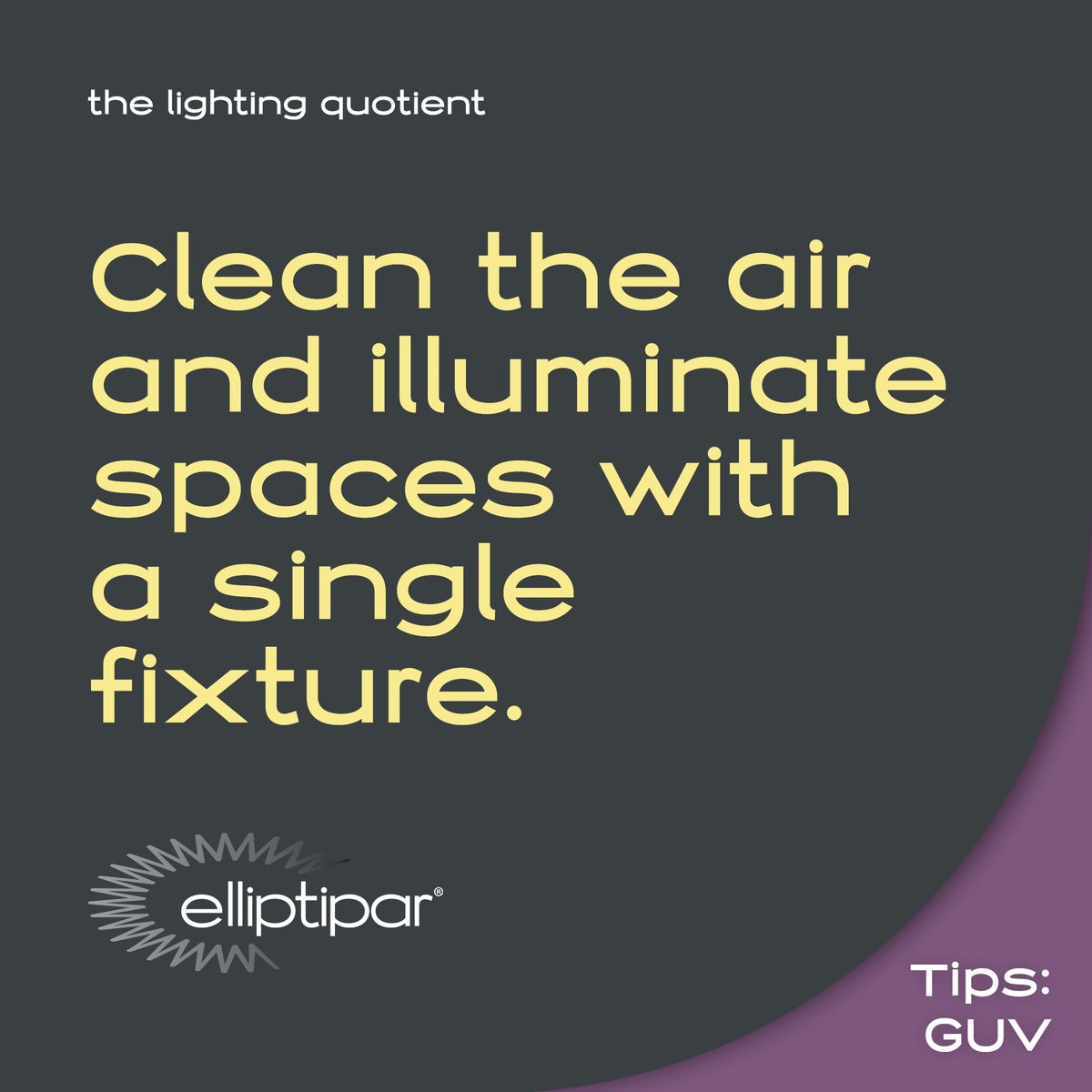 Upper-room air disinfection safely uses #ultraviolet (UV) “light” to kill #airborne microbes and inactivate #viruses.

Take a look at our G417 and G51x luminaires: thelightingquotient.com/files/ProductF…

#GUV #germicidal #lighting #lightingsolutions #wellness #ASHRAE #disinfection