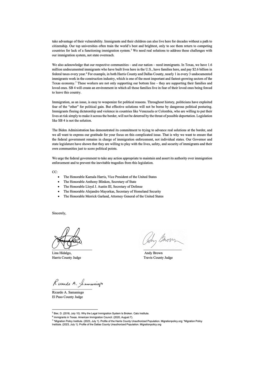 A bill has passed the TX legislature that turns local law enforcement into immigration enforcement, and our already overcrowded jails into immigrant detention facilities. It also threatens to upend immigration law nationally. See our urgent letter to the Administration.