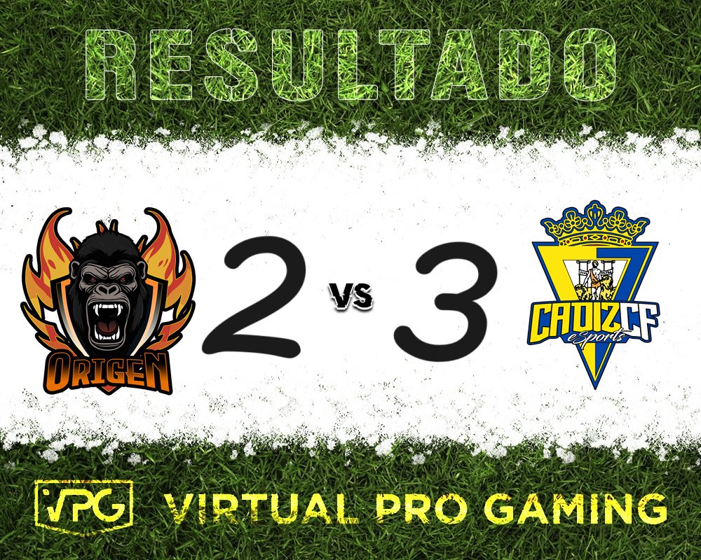 fcorigen's tweet photo. Jornada 7 @VPG_Spain 
🆚 @Cadiz_CFESports 

⚽ @Glacialyapper42 x2
👟 @GreenSenseii @BlondTiger5
⭐ @Glacialyapper42 https://t.co/WKfhGJVT48