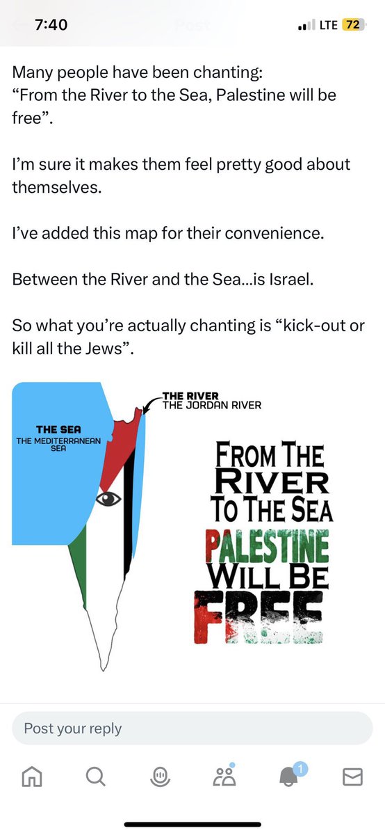 nosmh_x's tweet photo. This is from @HilzFuld, he’s AWESOME, go & follow him

“From the river to the sea…”

Let’s talk about such a scenario in which god forbid Israel is erased. 

7:00 AM: You wake up & try to unlock your iPhone to read email, but it won’t unlock. 

Why? Because Face ID is Israeli tech. It was invented by Primesense, acquired by Apple. 

7:30 AM: Before heading to work, you go into your garden to make sure your grass is being watered. 

Nope, no drip irrigation. That’s an Israeli invention.  

8:00 AM: You get into your car, try to turn on Waze so you can know where there is traffic.

It won’t open because Waze is Israeli. 

8:30 AM. On the way to work, you almost lose control of the car because it didn’t notify you that you were swerving out of your lane. Why? 

Because Mobileye is based in Jerusalem. 

9:00 AM: “Fine”, you say to yourself, “I don’t need Waze or Mobileye anyway. Soon my car will be autonomous.”

Nope. Innoviz is Israeli.

9:30 AM. You get to work & have your first meeting on Microsoft teams. It won’t work. 

All the AI on teams? Built in Herzliya. 

10:00 AM. You try to use your USB thumb drive on your computer. No go. 

Invented by Dov Moran at Msystems, acq by Sandisk.  

11:00 AM: You need to access some classified info but it’s behind a firewall. Sorry, you can’t do anything about that. 

Firewall technology? Invented in Israel. 

12:00 PM: You look out your office window & the sky is so beautiful, you want to take a photo? 

Nope. Smartphone dual lens technology was invented by Israeli company Corephotonics. 

1:00 PM. You have a lot of work to do. You fire up your PC but it won’t boot up. 

Is it running an Intel processor? Oh, yea, it was designed in Israel. 

2:00 PM: You’re getting really frustrated. Nothing is working! So you turn to Google but even that won’t work. 

Google builds many of its products in Tel Aviv.  

3:00 PM: After a frustrating hour trying to get things to work, you decide to FaceTime your wife to vent. Why won’t it work? 

Because voice over IP? Invented in Israel. 

3:30 PM: You’re really losing patience so you go to your favorite instant messenger to speak to a friend. 

Nope, IM was invented in Israel. 

4:00 PM. You give up & decide to focus on work exclusively. You have to work on building a website? 

Sorry, Wix is Israeli. You can’t use it. 

5:00 PM. You get a call from your doctor. He wants you to come in bc he saw something troubling in your last check up. He needs to use the PillCam.

You have to inform him that’s a no go. It’s Israeli tech. 

6:00 PM: Since your car is unreliable, you decide to take public transit.

Your Moovit app won’t load for some reason. It’s Israeli. 

6:30 PM: You decide to do some shopping for a new car because it’s time to go electric. 

Sorry, nope. Better Place CEO Shai Agassi pioneered the infrastructure for electric cars in 2012.

7:00 PM: You get a call with bad news, your relative was recently diagnosed with cancer. 

Unfortunately, you can’t help him because many of the leading cancer treatments were developed in Israel by companies like Novocure & Vascular Biogenics.

8:00 PM: You’ve had a hard day & you just want to chill out in front of your social media feeds but all of your feeds won’t load. 

Meta, parent company of FB, Instagram, & Whatsapp, has many offices in Israel. 

9:00 PM: A late dinner. You want to prepare alternative meats or dairy products.

You can’t find them in the supermarket because Redefine Meat & Remilk are Israeli startups. 

10:30 PM: You decide to read your book. You can’t find your glasses anywhere. 

That’s because you bought them on GlassesUSA, an Israeli company. 

11:00 PM: Your last resort, watching some TV. Your Samsung TV wont turn on! 

Well, that’s because Samsung has many offices in Israel including Samsung Next, a fund that invests in tech. 

You go to sleep & hope tomorrow will be a better day.

Here, try this new rhyme instead: “From the river to the sea, if Israel is gone, what will be with me?!”