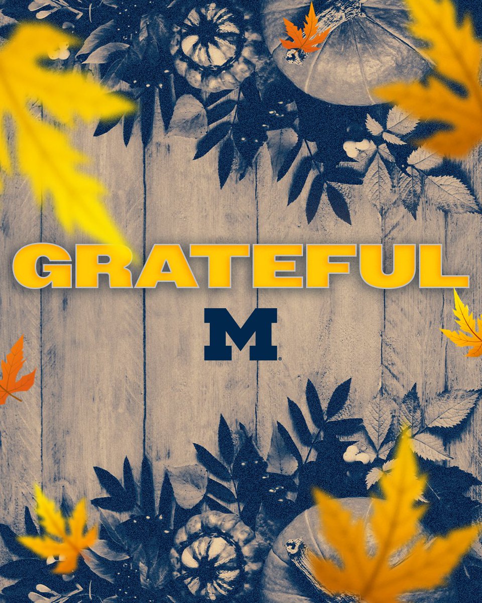 As we reflect on the year, we can't help but be grateful for the amazing individuals that make up our Michigan Athletics community. From the field to the stands, thank you to our student-athletes, coaches, staff, donors, and fans. #GoBlue〽️