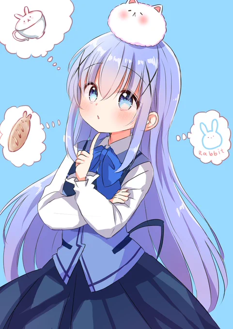 考えるチノちゃん  #gochiusa
