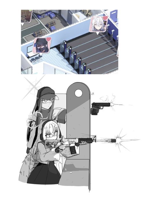 シャーレの射撃場
#ブルアカ 
