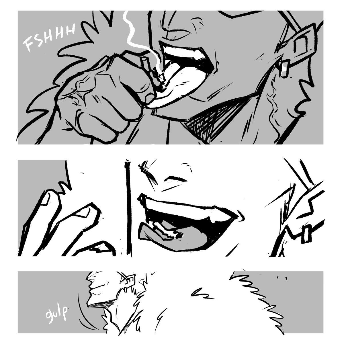 farisaki's tweet image. idk i just wanted to draw doflamingo doing something weird