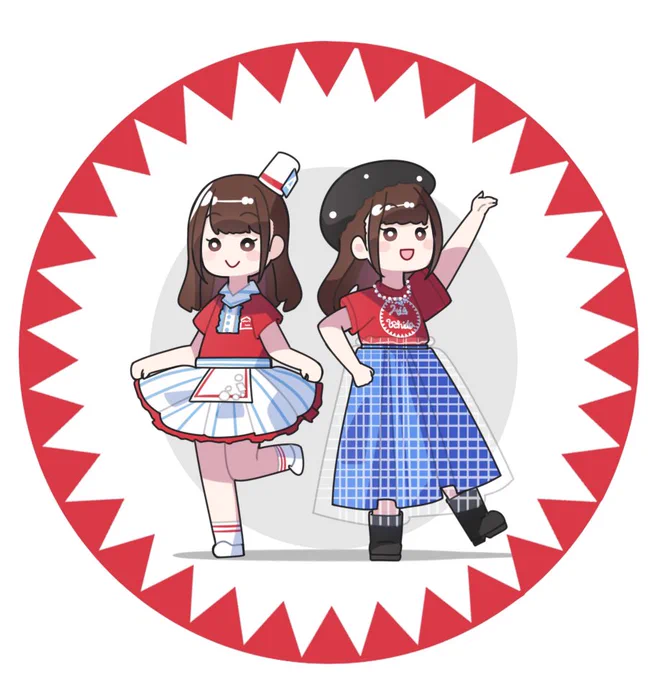 うちパ、まるで元気うっちーアイコン4種(ㆁᴗㆁ*  #内田彩 #内田彩MUSIC
