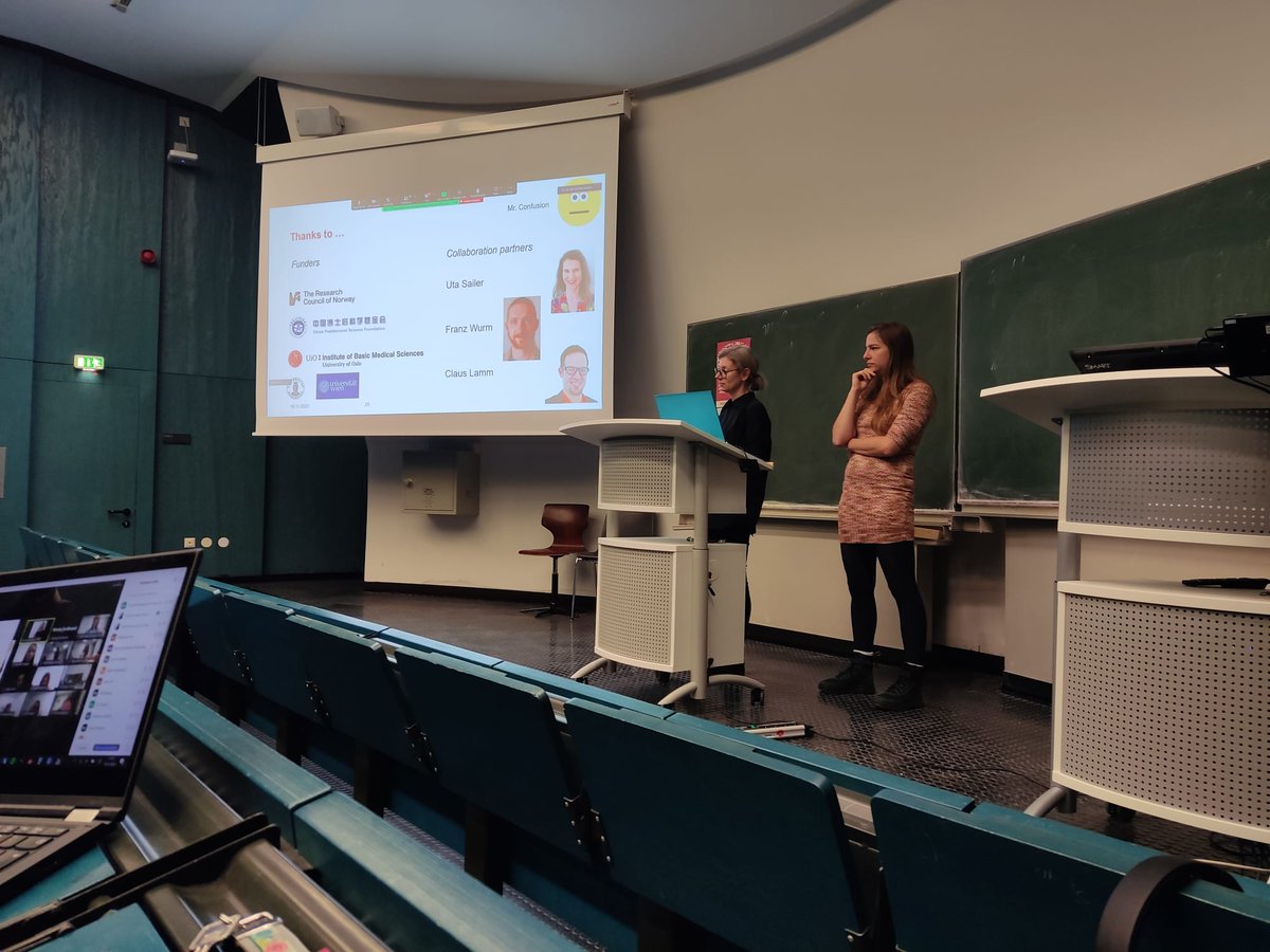 On stage again! :) Thanks to <a href="/corinna_lorenz/">Corinna Lorenz</a> and Nicola Ferdinand from the University of Wuppertal for inviting me to talk about #ERPs #feedback and why it's important to choose our #stimuli with care!!! 🧠😐
#EEG #Research
<a href="/UiB/">Universitetet i Bergen</a>