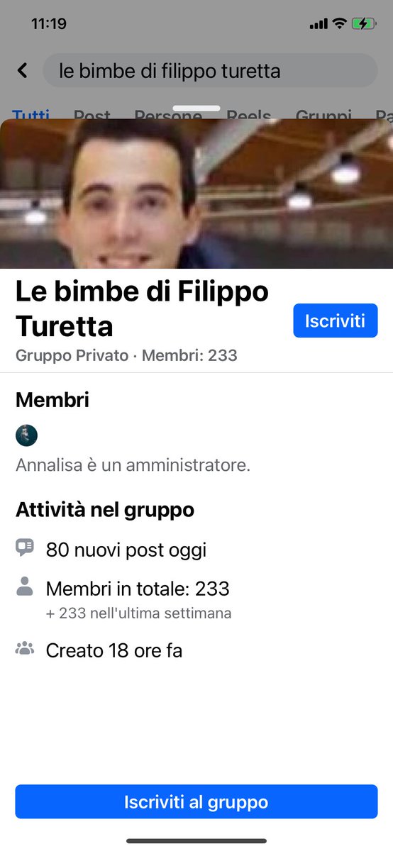 Nel frattempo su Facebook.
La polizia potrebbe fare un controllino tra  quelle 233 persone, tanto per cominciare. O no?