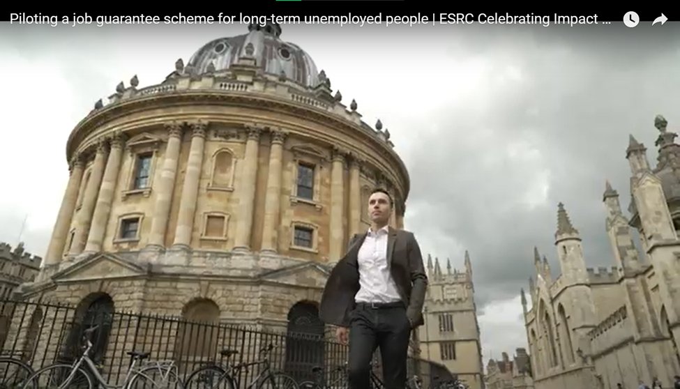 What are the consequences of providing guaranteed jobs to unemployed workers? What can be done to widen access to job training? The @ESRC has produced a short film on my doctoral research on the occasion of its impact prize: youtube.com/watch?v=mrJHNp…