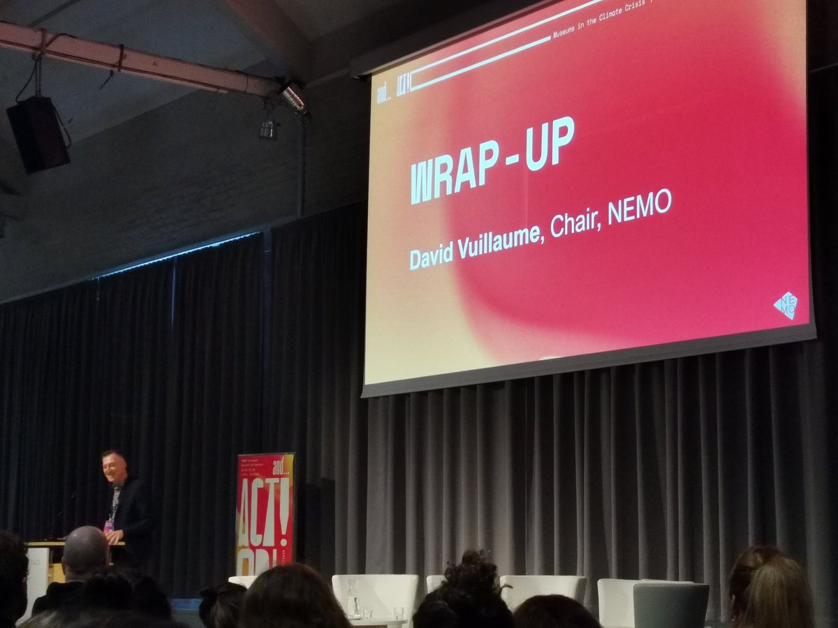 Museums can be guides through complexity 💎 Well said <a href="/DavidVuillaume/">David Vuillaume</a> <a href="/NEMOoffice/">NEMO Office</a> conference in Lahti. <a href="/museoliitto/">Museoliitto</a>