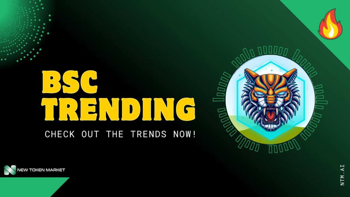 BuyToolsBot's tweet photo. 🔔 New Trend Alert 🔔
🟧 #AITIGER Entered BSC TRENDING 🟧
🪙 Token: #AITIGER
📳 Group: https://t.co/3DlewVSYrg
📊 Chart: https://t.co/QQVESpt5Cx
#BSC #ETH #BTC #BNB https://t.co/EBWAjqfpmo