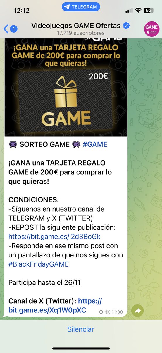 jaro_84's tweet photo. @VideojuegosGAME #BlackFridayGAME siempre siguiendo vuestros canales https://t.co/NW1JEfI62j