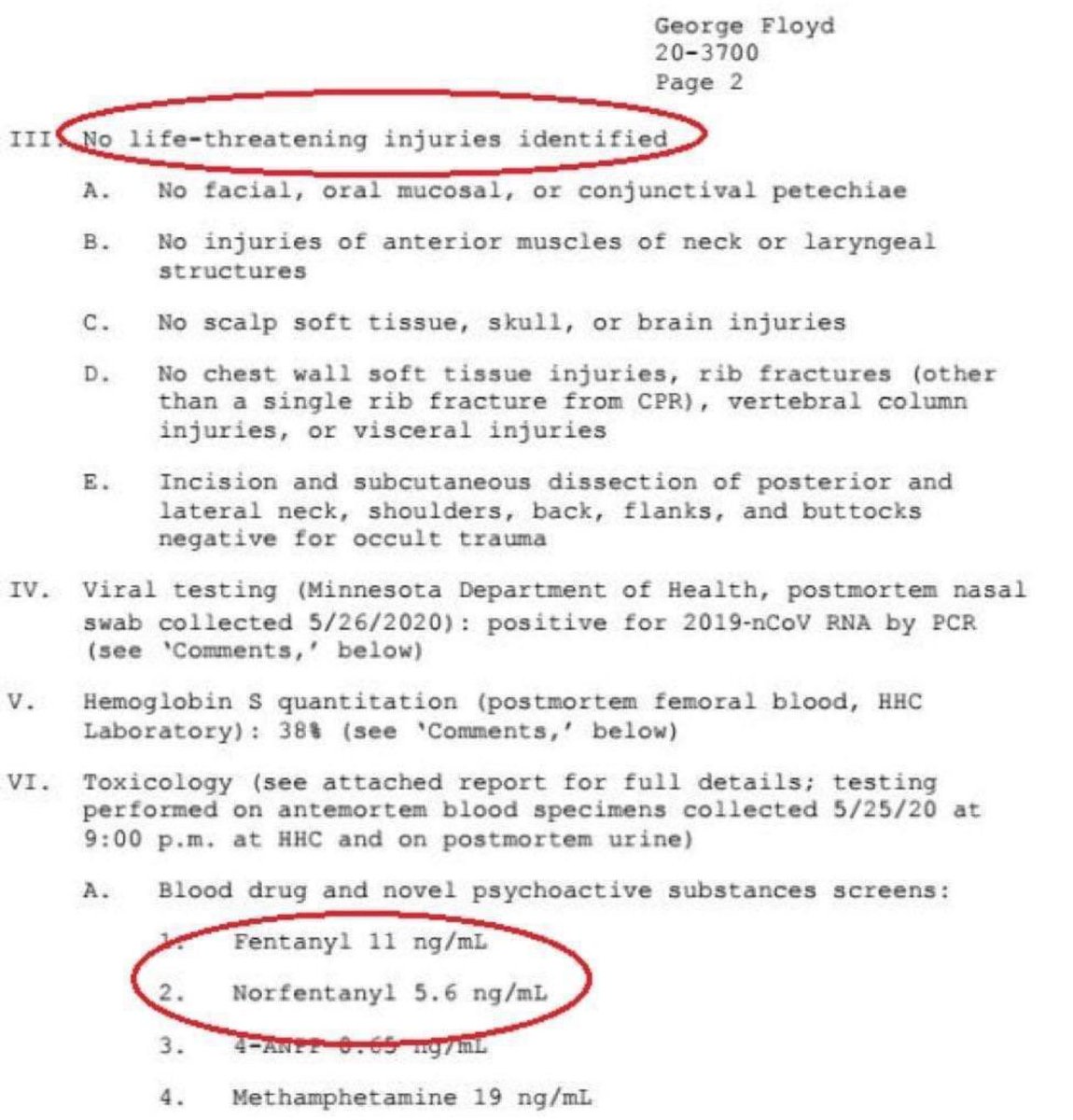 Good morning to those who know Fentanyl killed George Floyd… Not a Derek Chauvin knee.  

The more you know 👇🏼