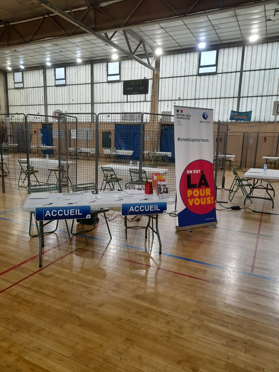 sp_emploi's tweet photo. Nous sommes prêts à vous accueillir cet après midi à partir de 13h30 ! 
🚩Gymnase Pierre Voituret - Coulommiers
➡️ rencontres avec 15 employeurs , offres d'emploi , information sur le handicap avec la presence de Cap emploi 77. #onestlapourvous #seeph2023 @poleemploi_IDF https://t.co/jeDLIBf8ac