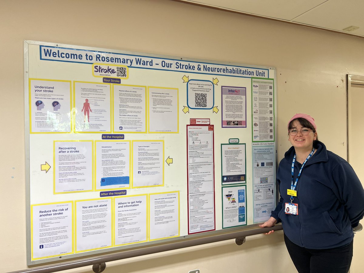 Ealing Community Partners Adult SLT (@ecp_adultslt) on Twitter photo Rachel, SLTA has put together an information board for our patients/families/staff about the Stroke/neuro unit at Clayponds Hospital π To find out more about what the unit offers, please visit: westlondon.nhs.uk/our-services/aβ¦
<a href="/westlondonnhs/">West London NHS Trust</a> <a href="/CNWLNHS/">CNWL NHS FT</a> Rachel, SLTA has put together an information board for our patients/families/staff about the Stroke/neuro unit at Clayponds Hospital π To find out more about what the unit offers, please visit: westlondon.nhs.uk/our-services/aβ¦
<a href="/westlondonnhs/">West London NHS Trust</a> <a href="/CNWLNHS/">CNWL NHS FT</a>