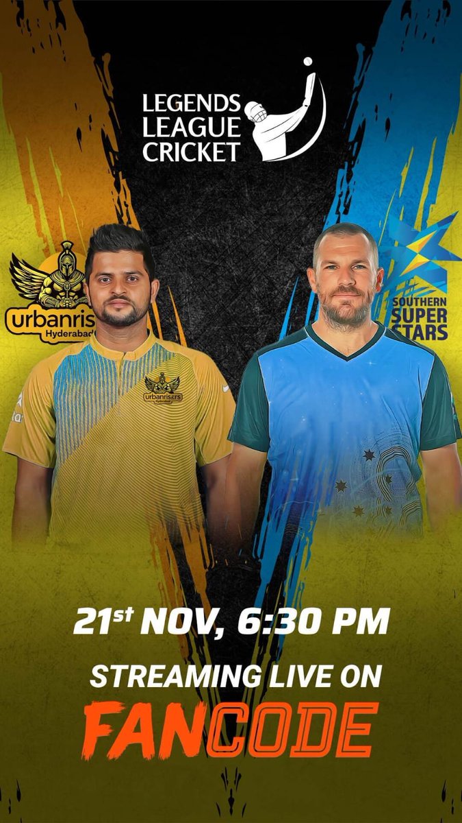 Urbanisers Hyderabad Squad with Suresh Raina, Martin Guptill, Stuart Binny, tino best look like the squad to beat. #LegendsOnFanCode