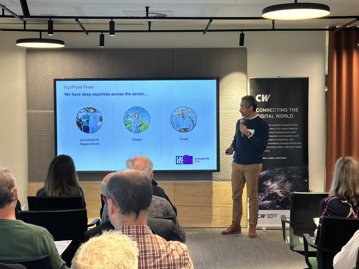 KISSFRYER's tweet photo. agri food KTN Pedro Carvalho ⁦@IUK_KTN⁩ enabling navigation tech https://t.co/4dGsavChmm