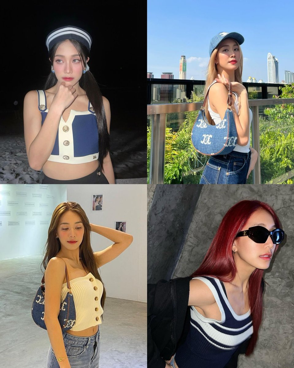 2023 ของพี่มายด์คือ 4 สีผม : ดำ บลอน น้ำตาล แดง