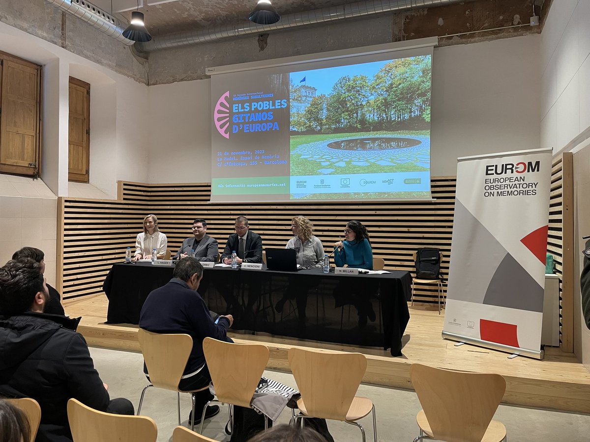 At the 2nd International Conference on Subaltern #Memories.

This year focusing on European Sinti &amp; Roma.

Organized by <a href="/euromemories/">EUROM</a> <a href="/SolidaritatUB/">Solidaritat UB</a> <a href="/novact__/">NOVACT</a> 

In a historically relevant place, the old Model prison in Barcelona.