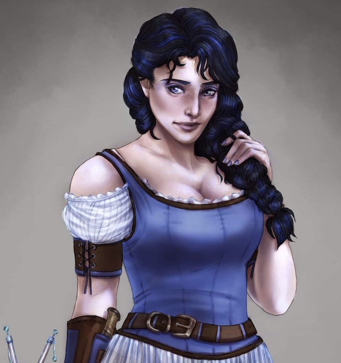 5 yrs difference shown through commission crops. Still nerd who likes to draw dangerous fantasy ladies 🤷🏻‍♀️