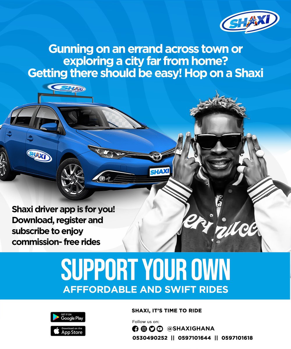 IngBerchie's tweet photo. ‼️📌 TUESDAY MARKET ‼️📌🎉
Let me introduce to you all SHAXI;
SHAXI is a transport service that provides convenient and reliable transportation options. So if you need a ride anywhere in Accra, Kumasi, or Takoradi, Shaxi has got you covered🚗 #SHAXI #ItsTimeToRide @SHAXIGHANA https://t.co/odqh4vZFUA