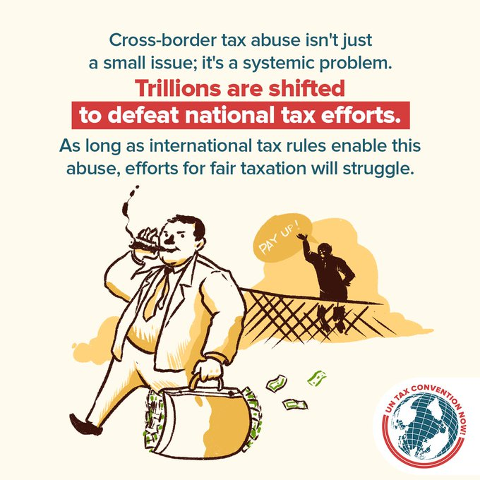 NorChurchAid's tweet photo. Tomorrow the UN member states have the opportunity to vote yes to a very important resolution from the African group.
We need to build a system where everyone pays their fair share of taxes. We need a #UNTaxConvention. It's urgent.
#2Committee https://t.co/neFPg43U2Z
