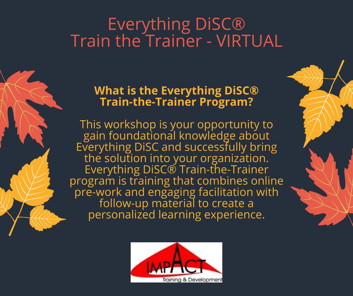 IMPACT Training&Dev. tweet media