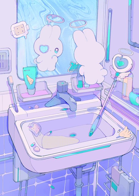 「bathroom」 illustration images(Latest｜RT&Fav:50)