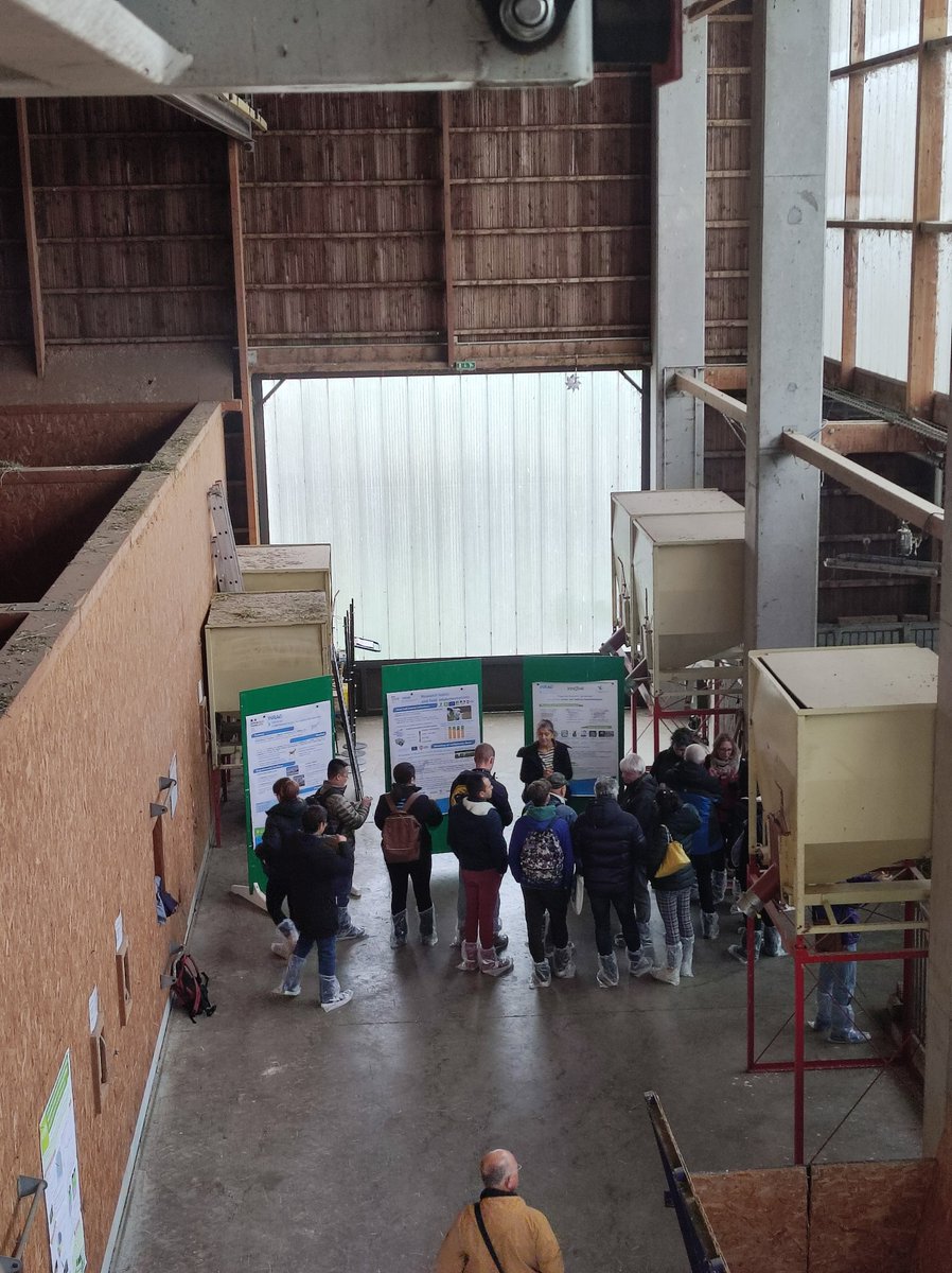 INRAE_Poitiers's tweet photo. #Caprinov | J-1 avant @Caprinov : les internationaux avec Interco @NvelleAquitaine, découvrent notre plateforme expérimentale #Patuchev et nos travaux conduits avec nos partenaires pour concevoir des systèmes d’élevage caprins agroécologiques 🐐
#Ferticap #RedCap #UMT_SC3D https://t.co/xXdqsiGT0j