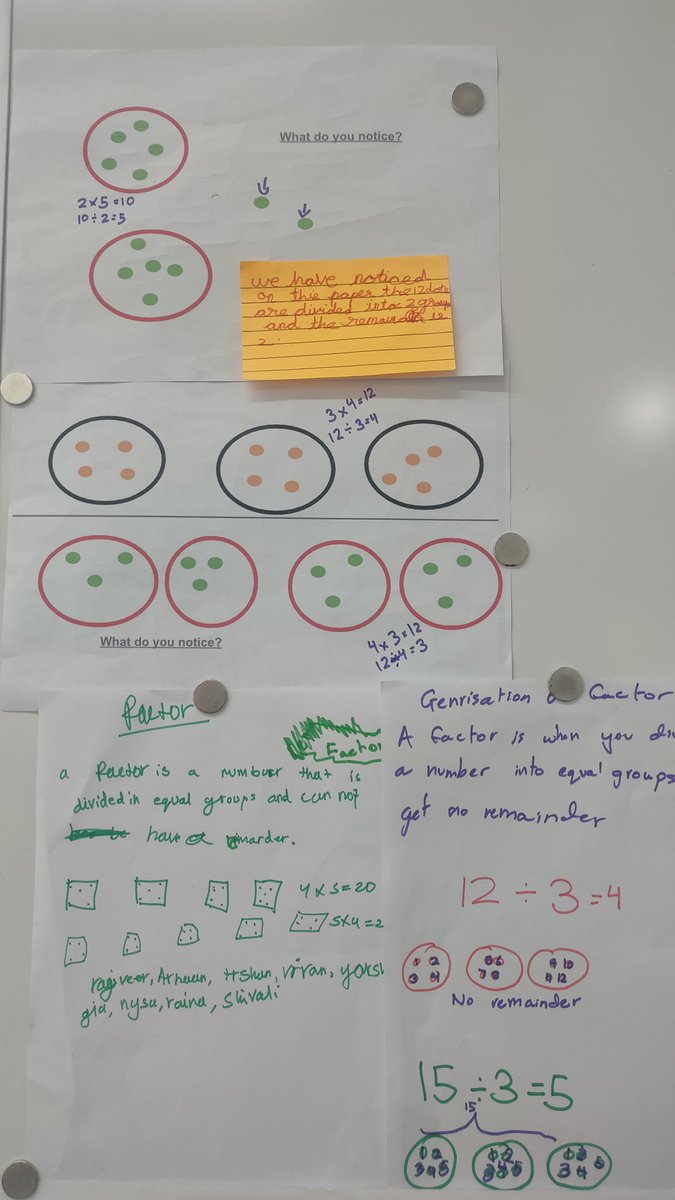 samworkholic's tweet photo. Ss inquiring into #factors through #math talk using relevant #math vocabulary forming group #generalizations  #CriticalThinking @oismumbai @nehaminda @veenadsilva @murphypmj @ProLearnInt @gunillaben https://t.co/yNa1TtydN6