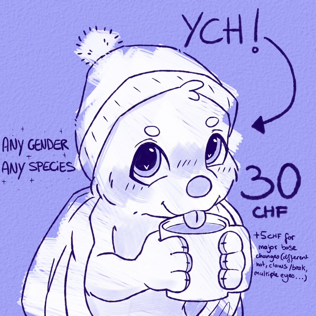 Pasteks_Cave's tweet photo. ❄️WINTER YCH❄️

it's the perfect weather to get cozy with a cup of warm cocoa ☕️

30 chf, 4 slots left! ☃️ https://t.co/GMiZNeTk2w